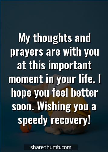 get well wishes after knee surgery